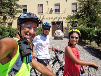30 Km con Daniele e Alessio per la scoperta dell'Alto Aterno fino a L'Aquila