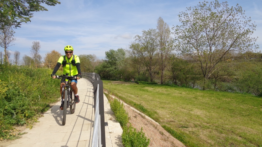 55 KM MTB dal Ponte Marconi al Ponte di Castel Giubileo e ritorno per una anello di Roma