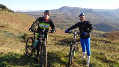 In MTB allo zero termico per l'anello di Rocca Priora ai Castelli Romani