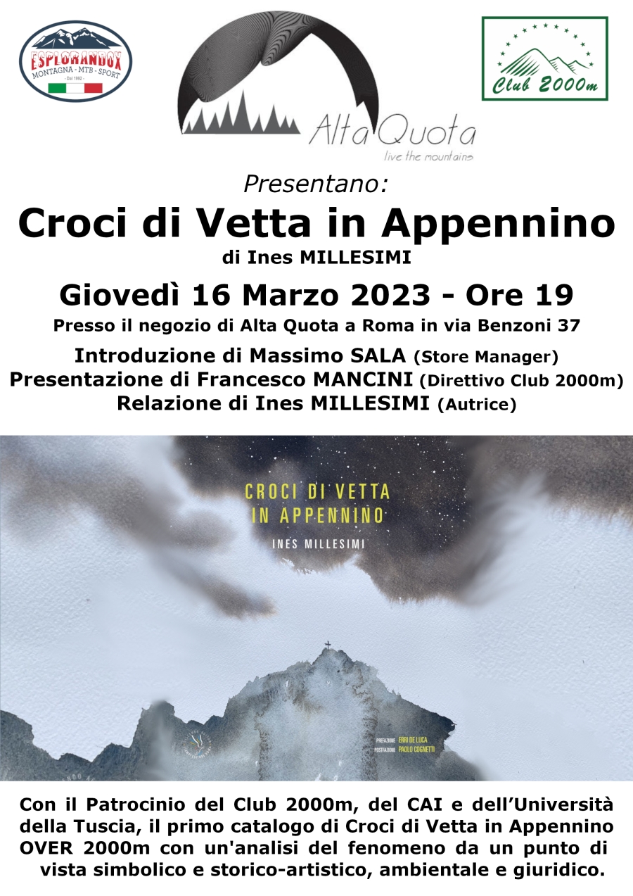 NEWS N.74: Seconda presentazione a Roma dell'opera " Croci di Vetta in Appennino "
