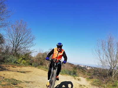 Solitaria per l'Anello MTB dal centro di Roma per la Riserva Naturale della Insugherata