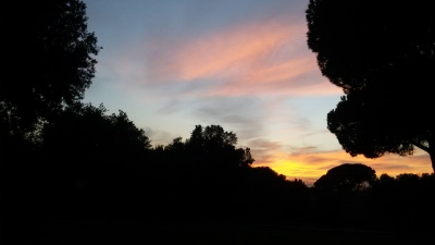 Solitaria di 30 Km in MTB nell'oscurità di Villa Pamphili