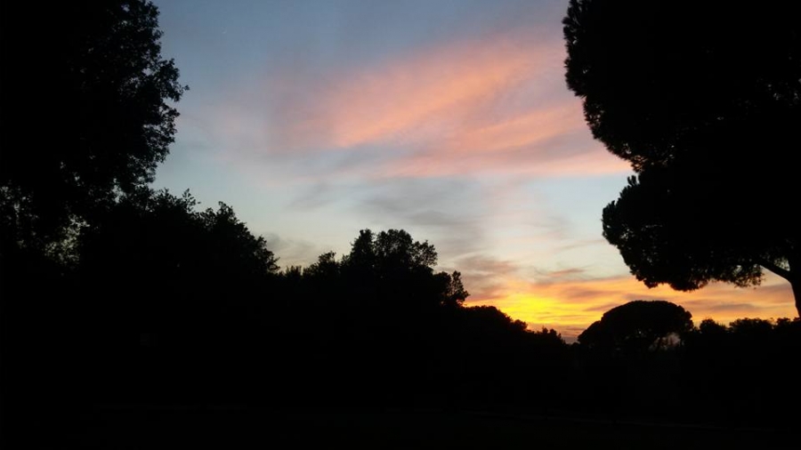 Solitaria di 30 Km in MTB nell'oscurità di Villa Pamphili