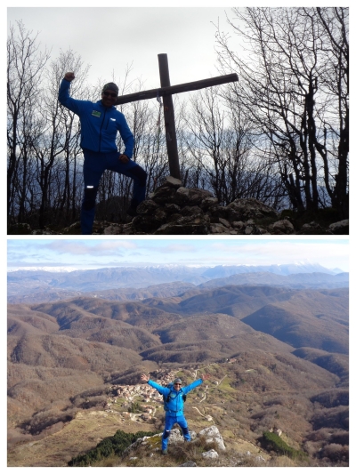 Solitaria ricognizione sul balcone del Lago del Turano per la Gola dell'Obito e l'anello della cresta integrale del Monte Cervia