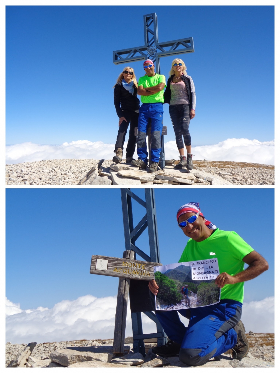 Quota 2737m 2 bionde per Cima dell'Acquaviva sulla Majella dedicata a Francesco Di Dio