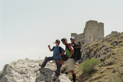 A Rocca Calascio con i miei bambini