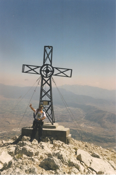 Il Monte velino dai Piani di Pezza con Luigi
