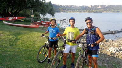 L'Anello del Lago di Castelgandolfo in MTB