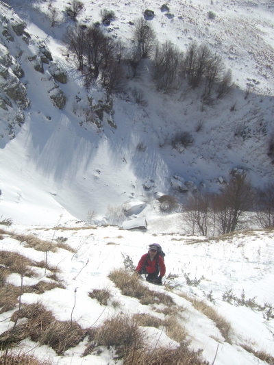 Tentativo invernale a Cima Lepri