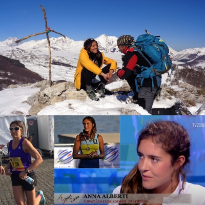 NEWS N.65 Con la campionessa mondiale ed europea di Kayak Anna Alberti Guida AIGAE per l'anello invernale Meta-Cappucciata sul Gran Sasso d'Italia