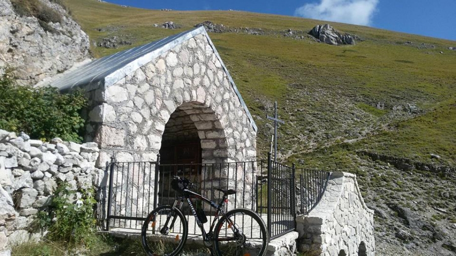 Solitaria di 35 Km per le Montagne intorno al Monte San Franco del Gran Sasso D'Ialia