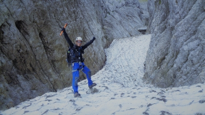Nel cuore del Gran Sasso Teramano per il Nevaio perenne del Fosso della Rava
