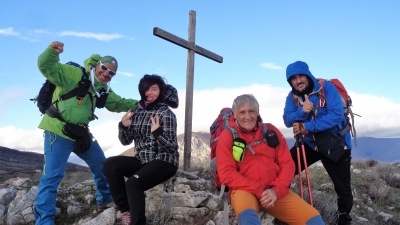 Con i 3 Grandi Appenninisti di Pescosansonesco per l'anello wild di Monte Aquileia