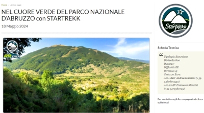 NEWS N. 85 STARTREKK: Accompagnamento Escursionistico FederTrek per l'Anello del Monte Turchio sul PNALM