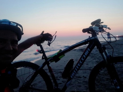 Allenamento MTB Ostia-Torvaianica-Ostia