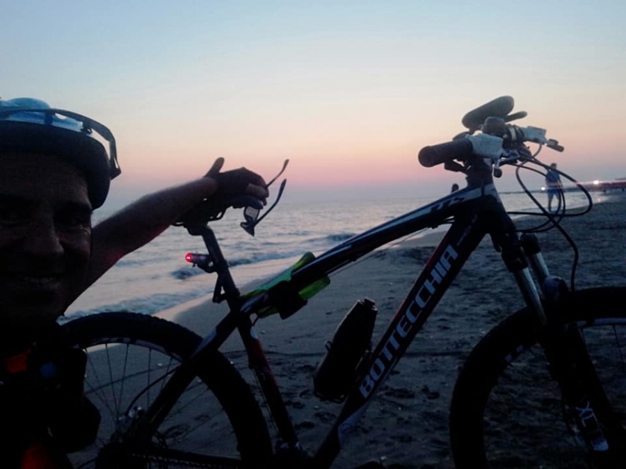 Allenamento MTB Ostia-Torvaianica-Ostia