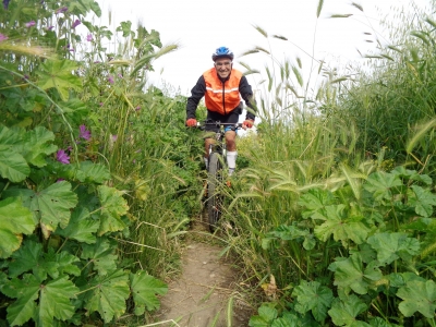 Solitaria MTB di 40 Km per l'anello del Parco della Riseva del Pineto