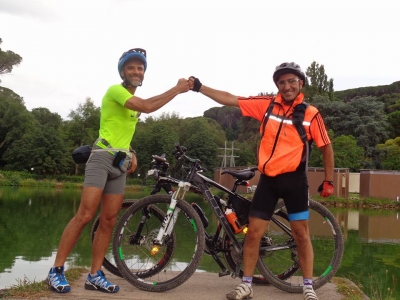 55 Km dal Tevere all'Aniene fra le Ville di Roma con IRON MAN Ugo Scimia