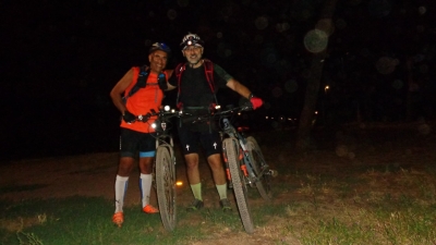Notturna MTB per il ritorno con il cugino SEBBA e l'anello di un quadrante di Roma