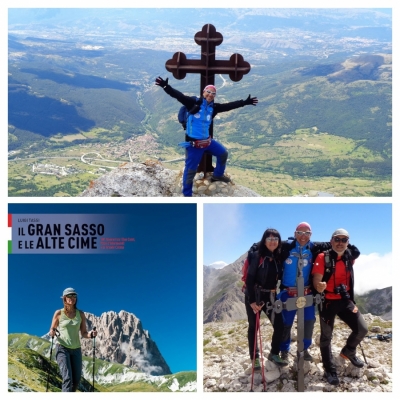 NEWS N.55 Ospite D'Onore delle Guide Aigae Luigi Tassi e Tiziana Di Donato per la grande traversata delle 11 Cime della Catena Occidentale del Gran Sasso D'italia