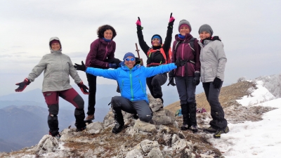 Con l'affetto di 5 ragazze speciali per la grande Traversata-Anello di Cima Vallevona sui Monti Carseolani