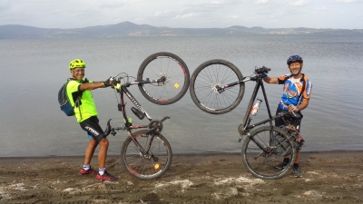 L'Anello MTB del Lago di Bracciano con il Lago di Martignano