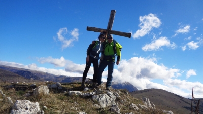 Con la sintonia di Viviana Pintucci per il lungo e panoramico anello sulle cime minori della Marsica