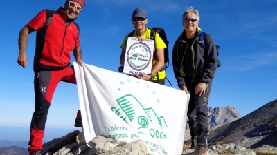 Con TUTTE le cime Over 2000m di Massimiliano Paiano per la Vetta Occidentale sul Monte Corvo del Gran Sasso d'Italia