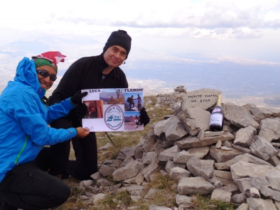 Il Trionfo dell'Imperatore Luca Flamini:Grandissimo Appenninista sul Monte Rapina della Majella