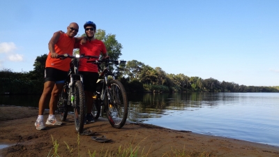 Allenamento MTB per l'anello del lago di Sabaudia