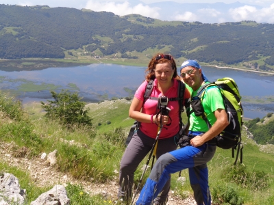 Con Sara Visco sulla linea di confine fra la sua Campania ed il Molise delle Montagne del Matese
