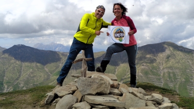 Con VANESTREK alias Vanessa Fabbri per l'anello su cima della Laghetta e Monte Gorzano nella Laga più selvaggia