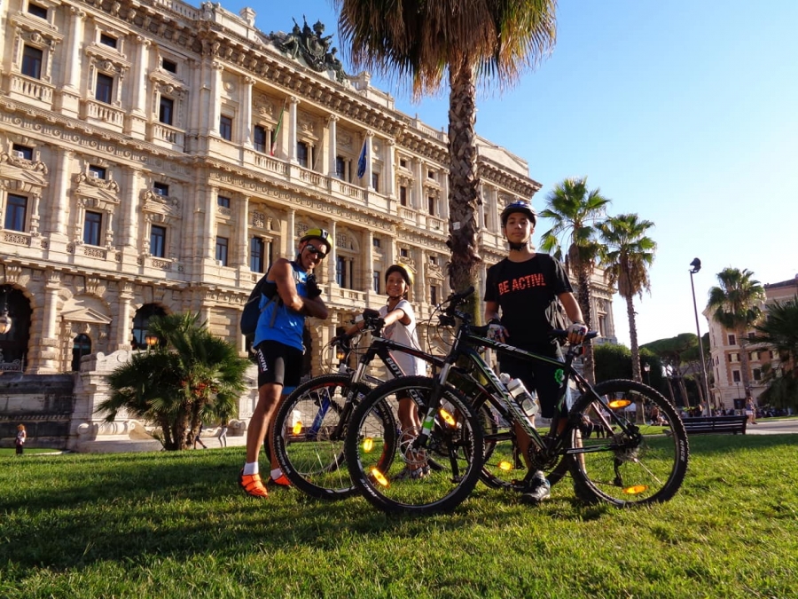 Daniele e Alessio per 33 Km alla Scoperta di Roma in MTB