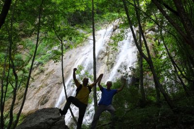 Con il camposcio di Arpino alias Nestore Corona per l'anello della vera cascata di Zompo Lo Schioppo nella Valle Roveto