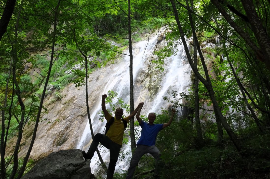 Con il camposcio di Arpino alias Nestore Corona per l'anello della vera cascata di Zompo Lo Schioppo nella Valle Roveto