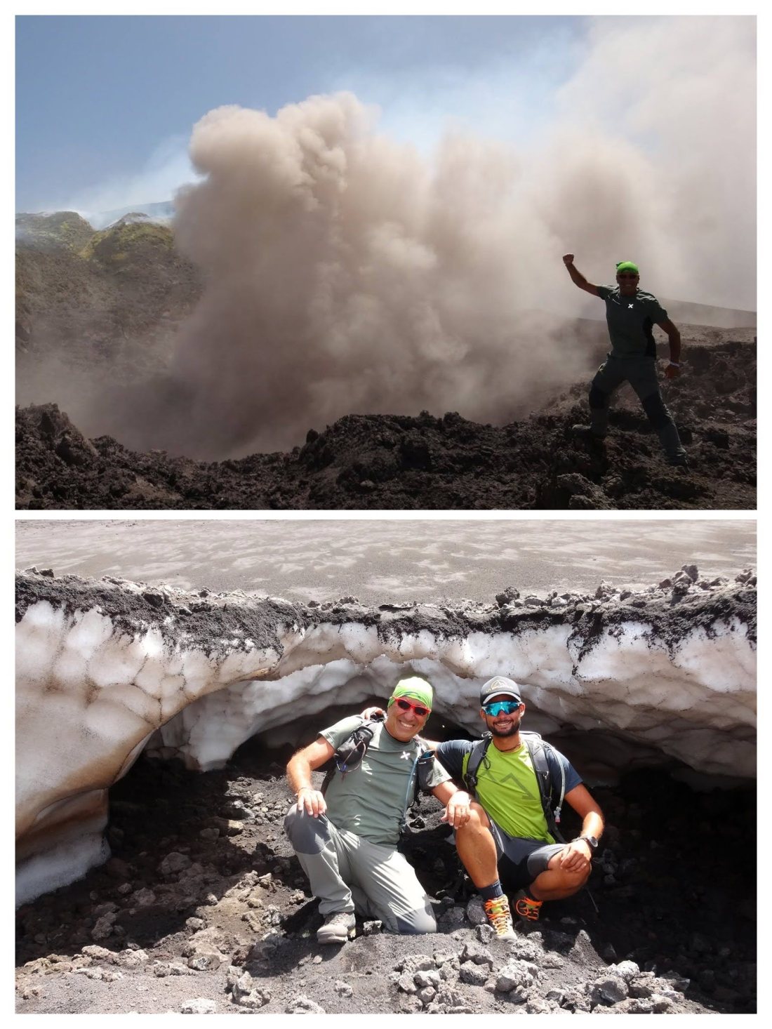 E FU ETNA !!! Da soli sul cratere del vulcano attivo più alto d'Europa con il mio collega GAEE Andrea Scrofani per un altro piccolo-grande sogo realizzato